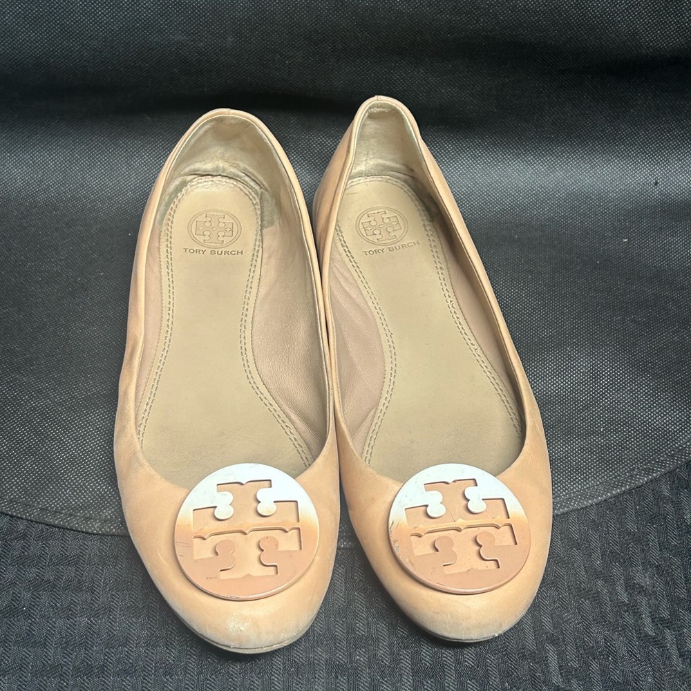 Tory Burch Tan Ballet Flats